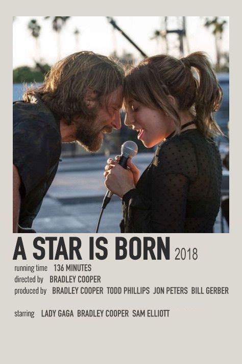 A Star Is Born Alternate Polaroid Movie Poster Film Posters