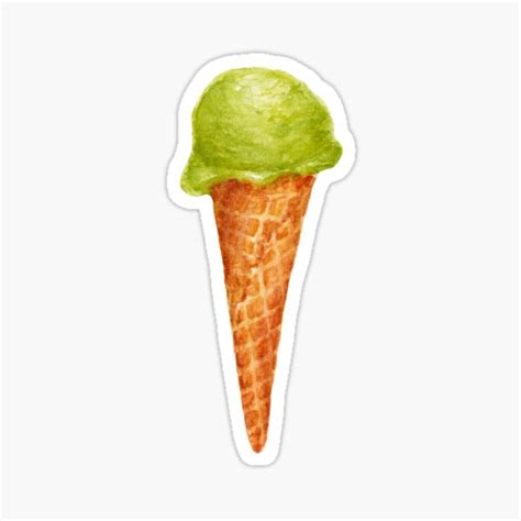 Ice Cream 1 Sticker By Lisenok Redbubble