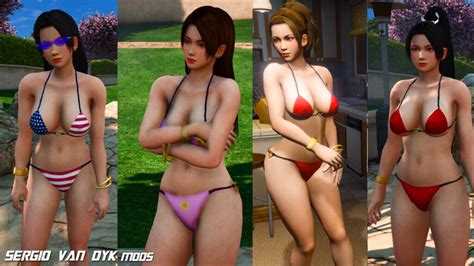Mai Shiranui V Bikini Replace Add On Ped V2 0 GTA 5 Mod