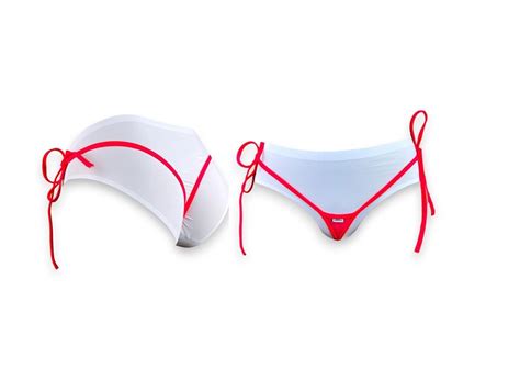 1029 3S Spandex Micro Thong Bikini Bottom With Adjustable Side Ties