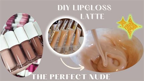 DIY NUDE LIPGLOSS USING IVORY LACE MICA HOW TO MAKE NUDE LATTE