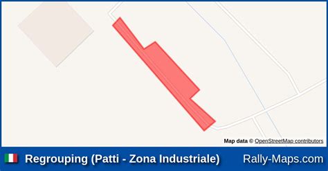 Karte Regrouping Patti Zona Industriale Tindari Rally