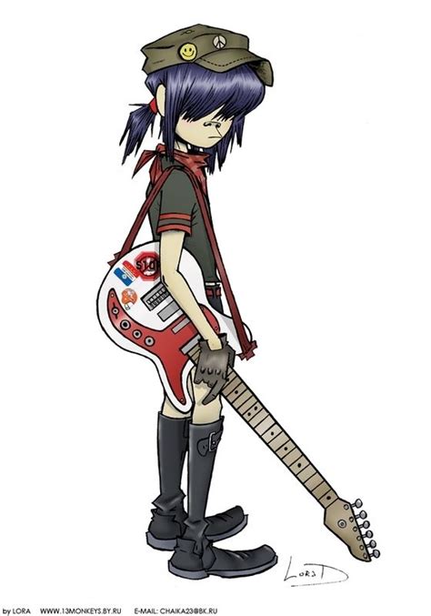 Noodle Gorillaz Guitarist Gitaris Fiktif Yang Jarang Menunjukkan