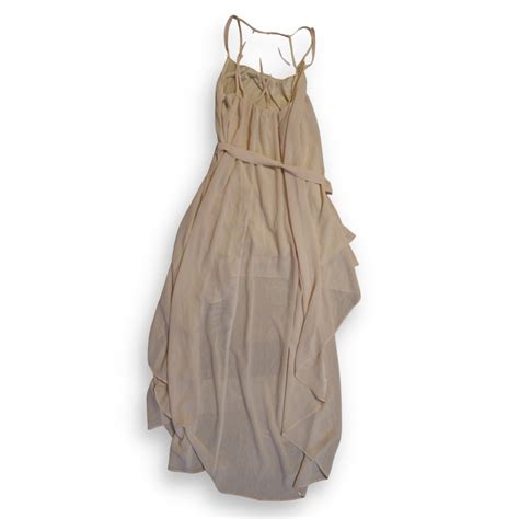 NUDE SHORT FRONT LONG BACK MAXI DRESS 12dec Women S Fashion Dresses Sets Evening Dresses