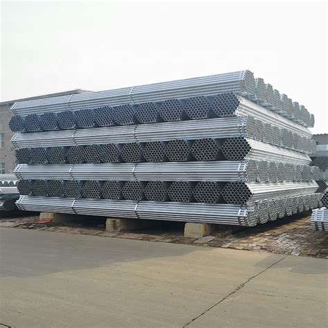 Wholesale Hot DIP Gi Galvanized Round Steel Pipe ASTM A106 Sch 40 ERW Gi Iron Welded Tube