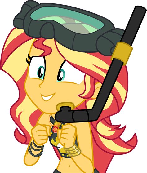 Snorkel Sunset Shimmer By Cloudyglow On Deviantart