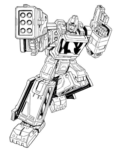 Ironhide Transformer Coloring Pages Reginaldroparroyo