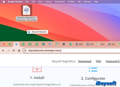 how to add websites to desktop on mac