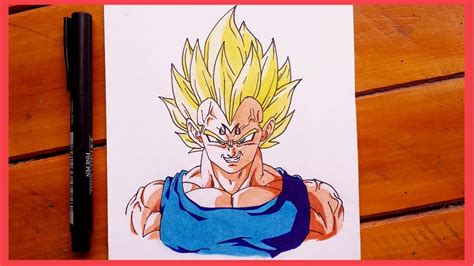 Como Desenhar O Majin Vegeta Ssj Youtube