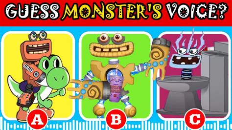 Guess The Monster S Voice Grimace Shake Cute Wubbox Skbidi Toilet