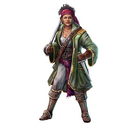 Female Swashbuckler concept art - The Noble Artist