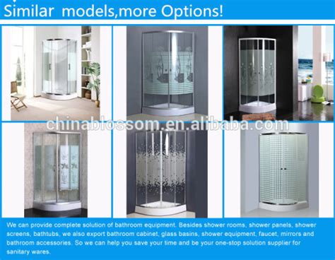 Curved Glass Simple Corner Shower Enclosure Bath Shower High Quality