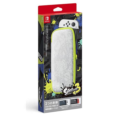 Nintendo Switch OLED Carrying Case & Screen Protector [Splatoon 3