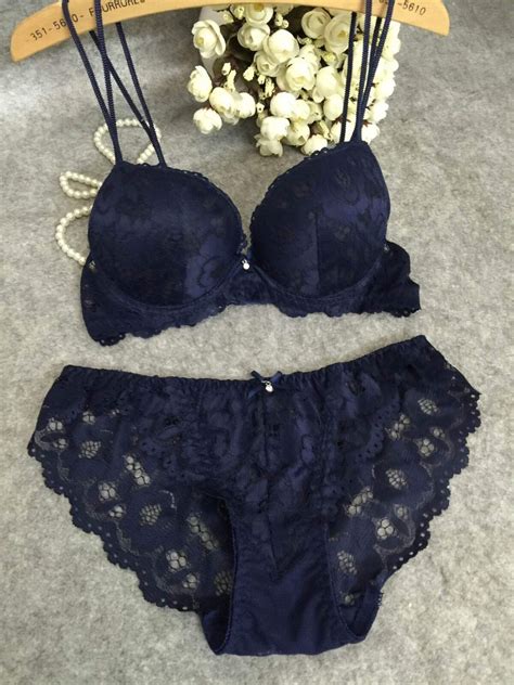 Womens Lingerie Floral Push Up Padded Bra And Panties Set Underwear Bralette Abc Ebay