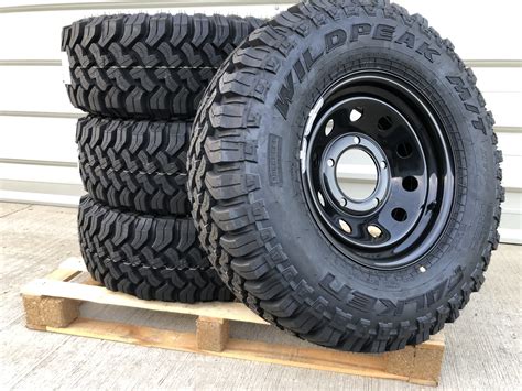 defender  black modular rims falken wildpeak mt  tyres