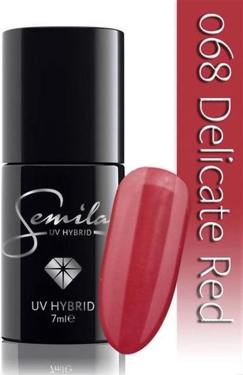 068 UV Hybrid Semilac Delicate Red 7 Ml Bol