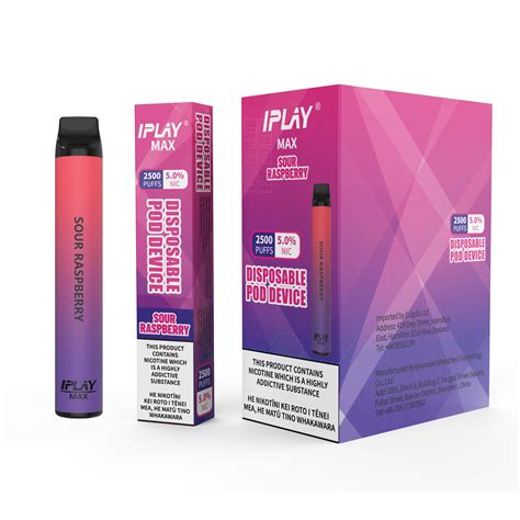 IPLAY Max Disposable Pod 2500 Puffs The Vape Shed