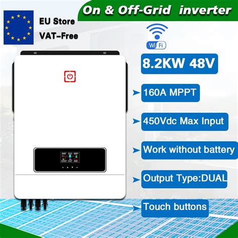 Onduleur De L énergie Solaire 8 2 Kw 48v Hybride Tactile Avec Écran