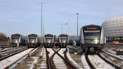 Neue U Bahnen F R M Nchen Erster C Zug Der Neuesten Generation Im