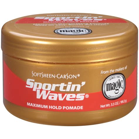 Sportin Waves Moisturizing Maximum Hold Hair Pomade 35 Oz