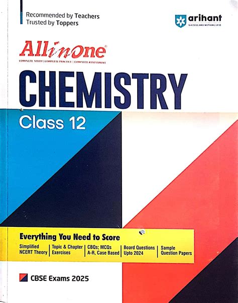 Routemybook Buy 12th Arihant All In One Chemistry Cbse Guide [based On The New Syllabus 2024