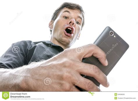 Shocked At Text Message