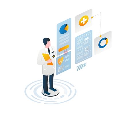 Doctors are analyzing patient data with digital technology 9160078