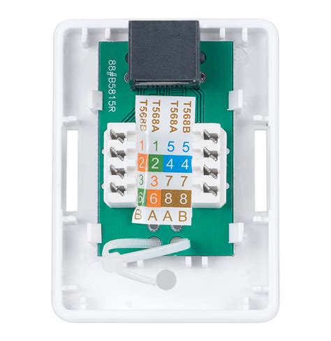 Cabeus WS-8P8C-Cat.5e-1 Розетка компьютерная RJ-45, категория 5e ...