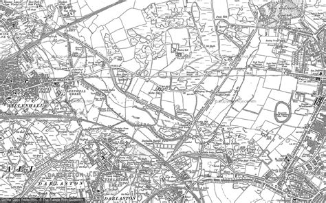 Historic Ordnance Survey Map Of Bentley 1885