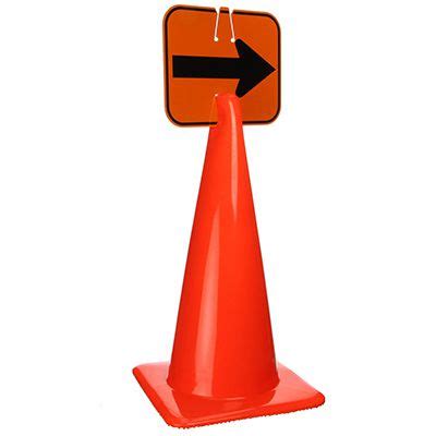 Traffic Cone Signs - Arrow | Seton