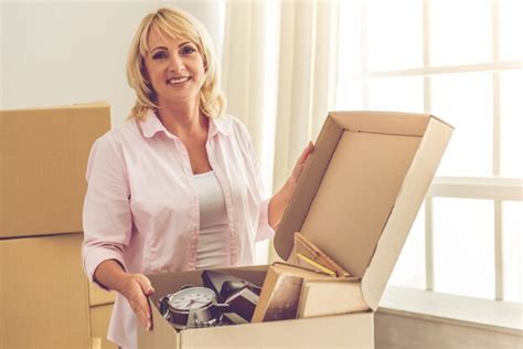 Premium Photo Beautiful Mature Woman Is Looking At Camera And Smiling