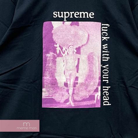 楽天市場Supreme 2017AW Fuck With Your Head Tee シュプリーム ファックウィズユアヘッドTシャツ 半袖カットソー プリント ネイビー サイズL