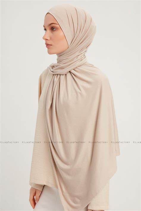 Sibel Dark Nude Jersey Hijab Jersey Hijab