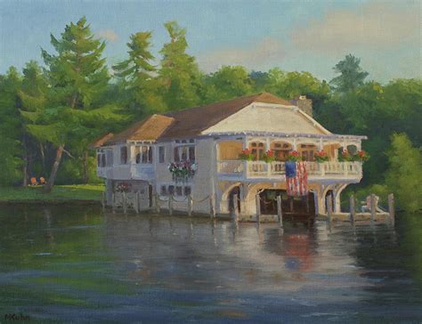 Lake George Painting at PaintingValley.com | Explore collection of Lake ...
