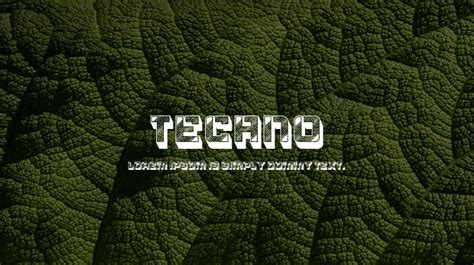 Techno Font : Download Free for Desktop & Webfont