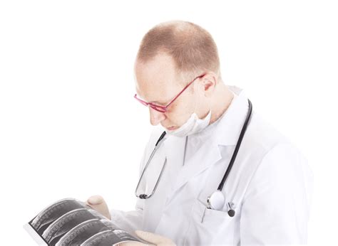 Medical Doctor With Radiograph Studio Deputy Medicine Physician Png
