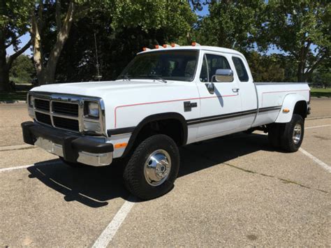 1993 Dodge Ram 350 4x4 59l Cummins Diesel Dually Extended Cab 122k