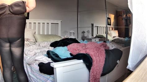 Real UK Couple Voyeur Bedroom Cam Real UK BBW Wife Gets Ready Spy Camera ManyVids