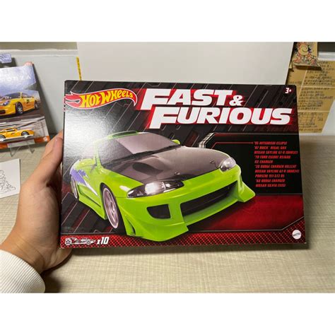 風火輪 hot wheels 玩命關頭 fast furious eclipse gtr 911 s15 10入 盒組 蝦皮購物