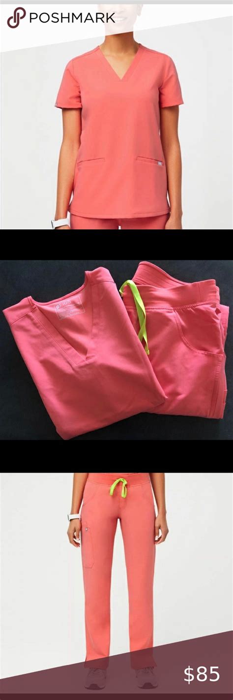 Figs Hot Coral At Abigail Mathy Blog