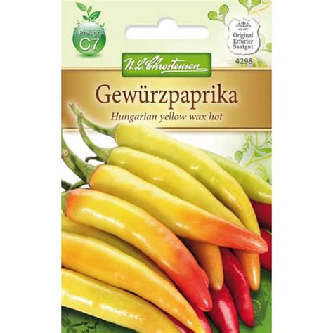 Пипер лют Hungarian yellow wax (86117): купувайте по поща в България ...