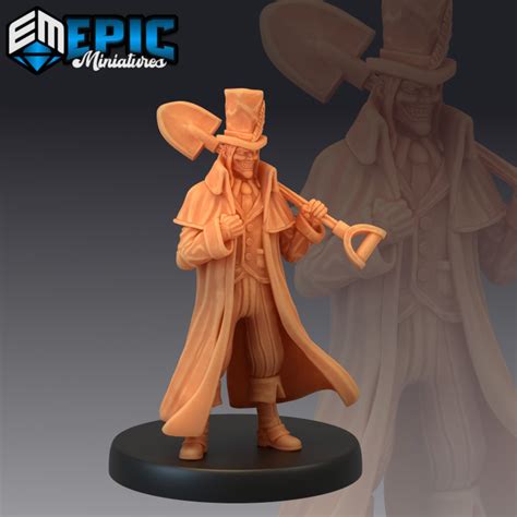 3d Printable Grave Digger Shovel Graveyard Robber Corpse Collector