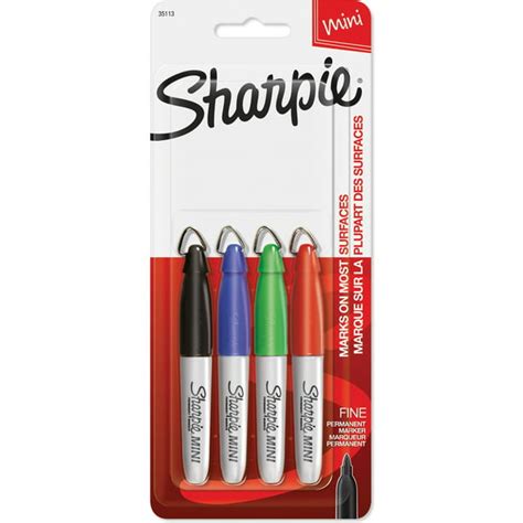 Sharpie Mini Permanent Markers, Fine Point, Assorted Colors, 4 Count - Walmart.com - Walmart.com