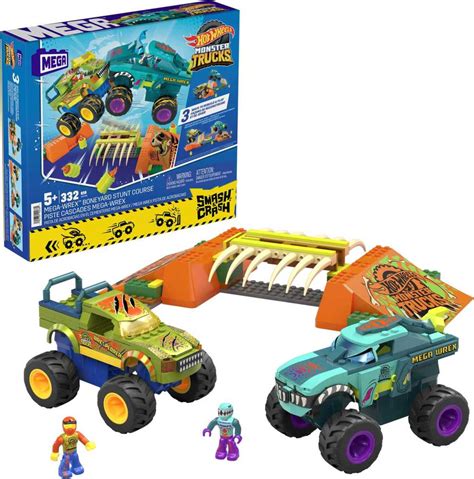 MEGA Hot Wheels Monster Trucks Tremplin Osseux Chocs Et Fracas Coffret Toys R Us Canada