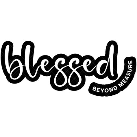 Blessed Beyond Measure Svg Christian Svg Self Love Svg Easter Svg