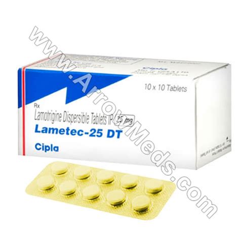 Buy Lametec 25 Mg DT Online At Arrowmeds With 10 OFF