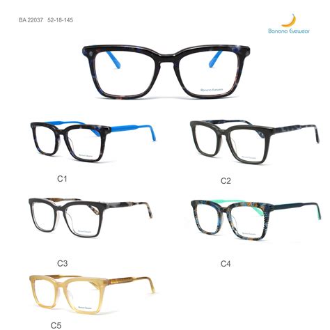 Retro Fashion Spectacle Eyeglasses Acetate Optical Frame For Men