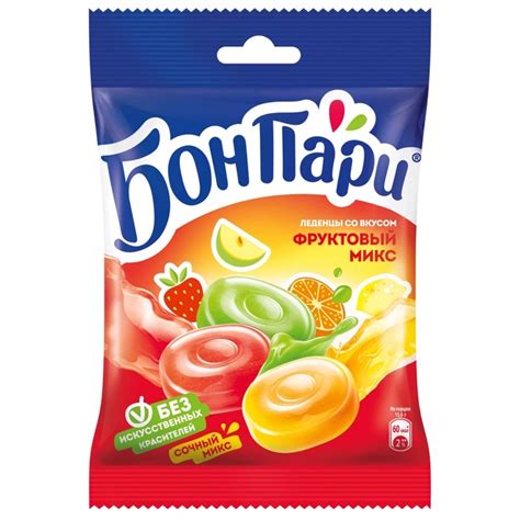 Купить Кондитерские изделия Бонпари Бон Пари Леденцы Фруктовое Ассорти ...