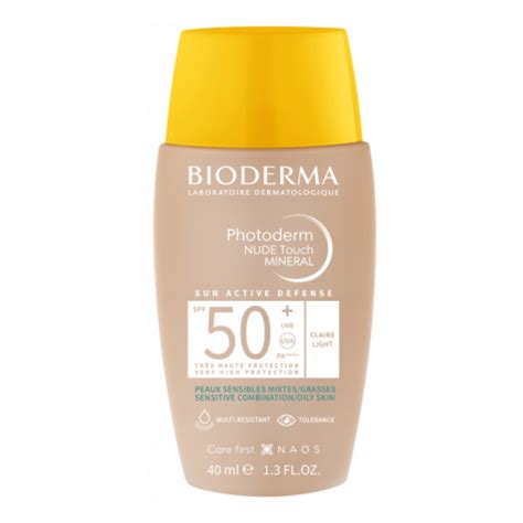 Bioderma Photoderm Nude Touch Claro 40ml Dermaproductos Guatemala
