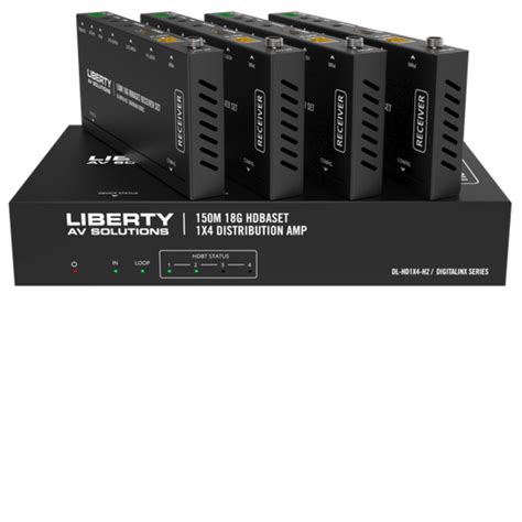 Liberty AV DL HD1X4 H2 Digitalinx Series 1x4 18G HDBaseT Distribution